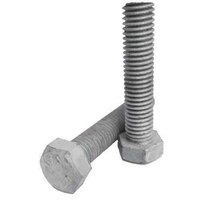 HTB38412G 3/8"-16 X 4-1/2" Hex Tap Bolt, Coarse, A307 Grade A, HDG